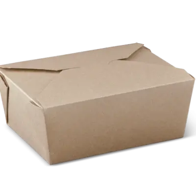 Rectangular kraft paper snack box 850 ml